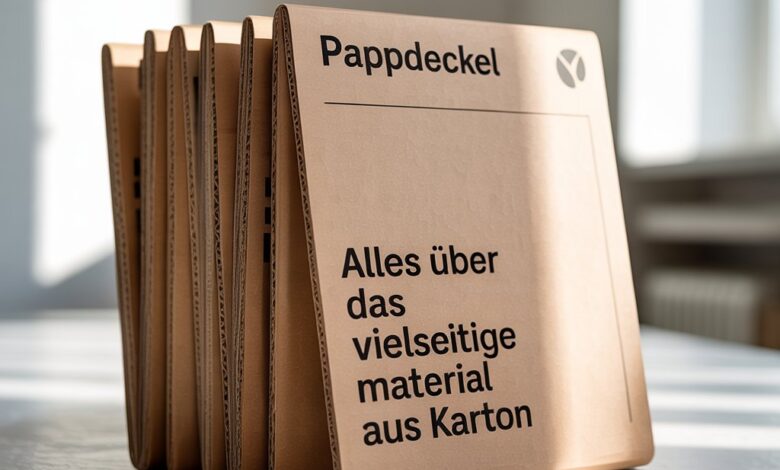 Was ist ein Pappedeckel? Alles über das vielseitige Material aus Karton