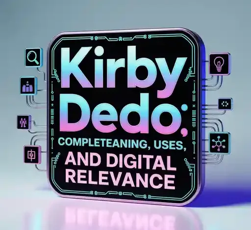 Kirby Dedo: Complete Guide, Meaning, Uses, and Digital Relevance